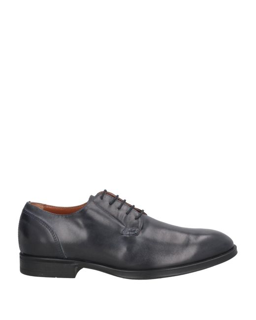 Nero Giardini Gray Lace-Up Shoes Leather for men