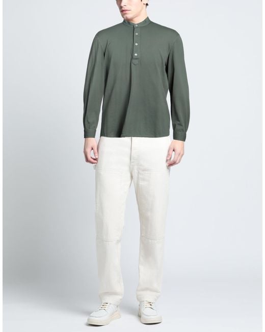 FILIPPO DE LAURENTIIS Green Shirt for men
