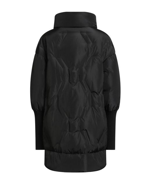 Moorer Black Puffer Polyester, Virgin Wool