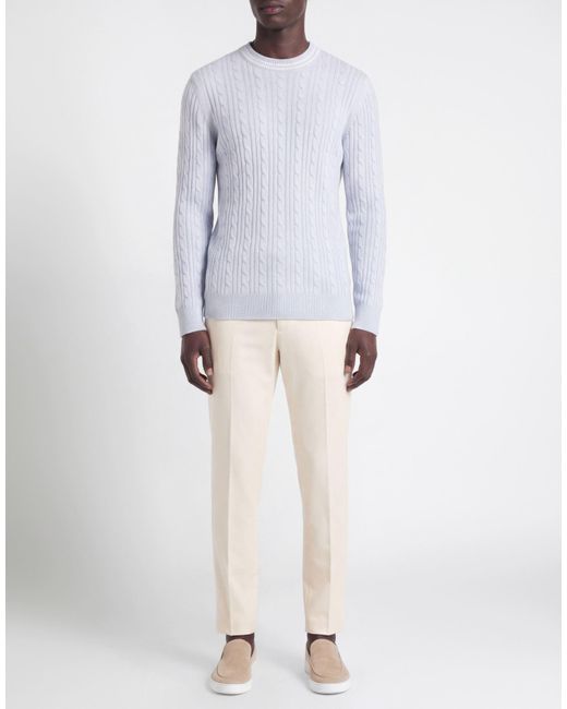 Eleventy Blue Platinum Sky Sweater Cashmere for men