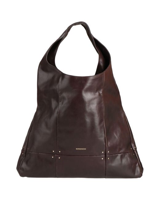 Borsa A Mano di Borbonese in Brown