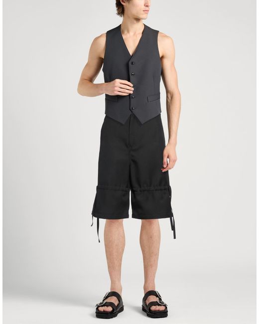 Comme des Garçons Black Shorts & Bermuda Shorts Polyester for men