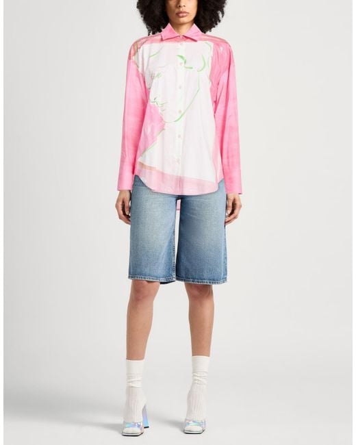 MSGM Pink Hemd