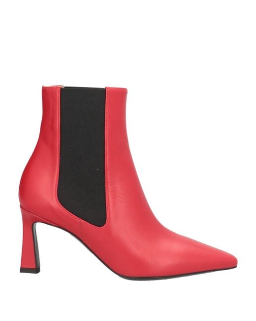Pollini Red Stiefelette