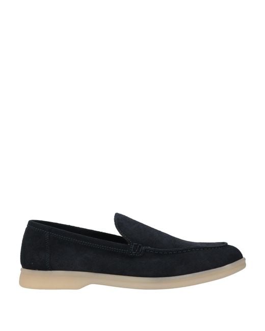 HELMUR SHOES Blue Midnight Loafers Leather for men