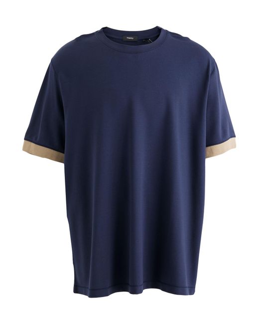 Theory Blue T-shirt for men