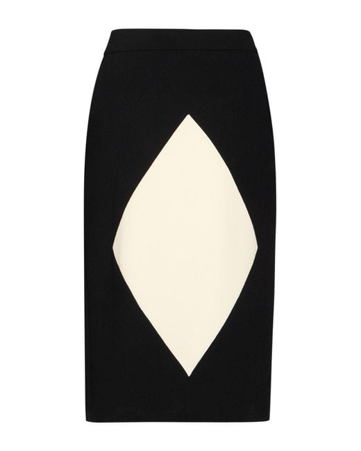 Casablanca Black Midi Skirts