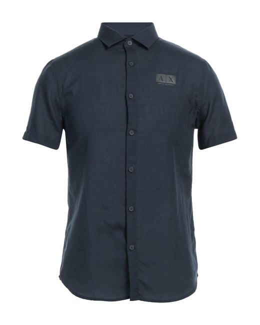 Armani Exchange Blue Shirt for men