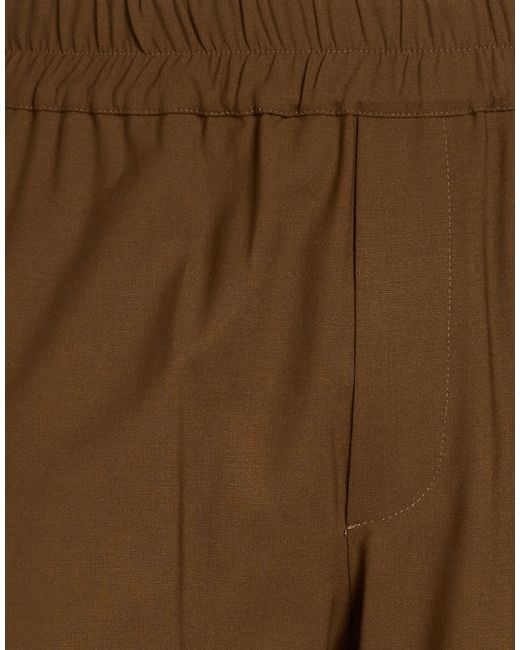 Aion Brown Camel Pants Virgin Wool, Elastane for men