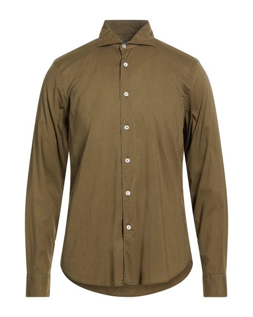 Fedeli Green Shirt for men