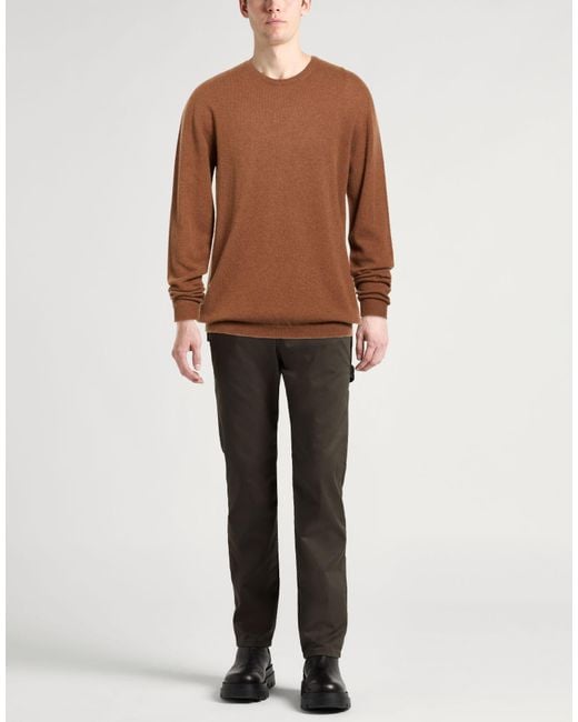 Roberto Collina Brown Sweaters for men