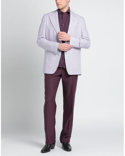 Fendi Purple Blazer for men