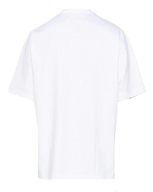T-shirt en coton à logo embossé Axel Arigato pour homme en coloris White