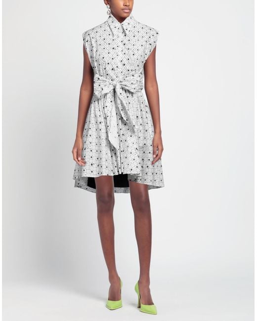 Philosophy Di Lorenzo Serafini White Mini Dress