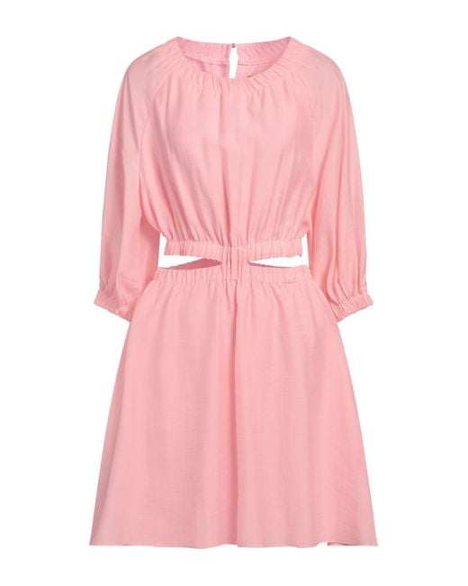 HUGO Pink Mini Dress Lyocell, Polyester