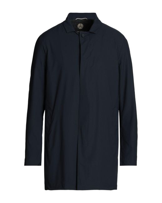 People Of Shibuya Blue Overcoat & Trench Coat for men