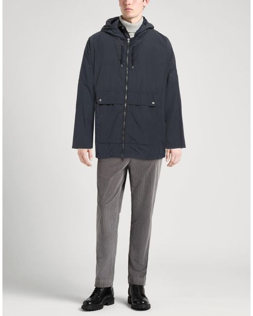 Herno Blue Midnight Jacket Polyamide, Cotton for men