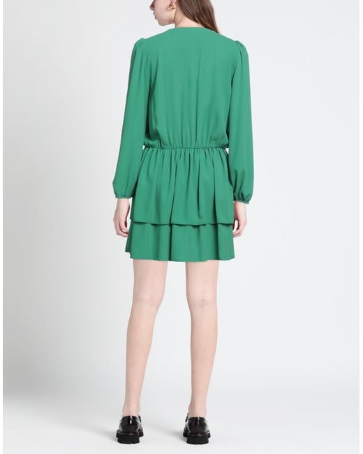 Biancoghiaccio Green Mini Dress