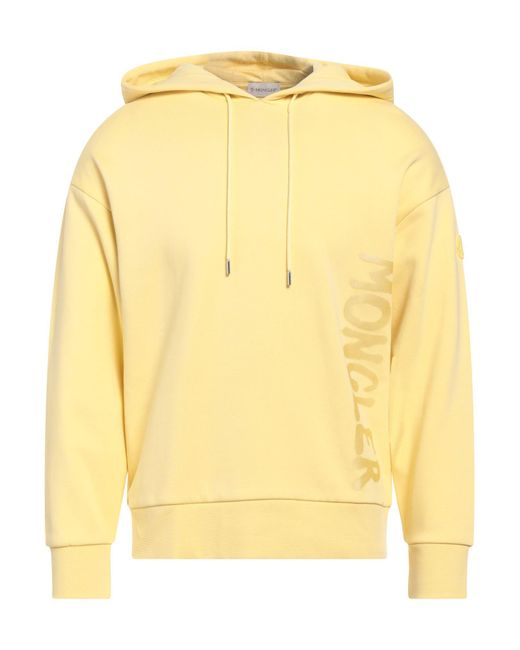 Moncler Yellow Sweatshirt for men