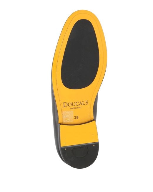 Doucal's Gray Loafers Leather for men