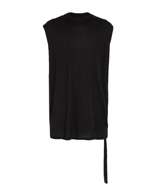 Rick Owens Black T-Shirt Cotton for men