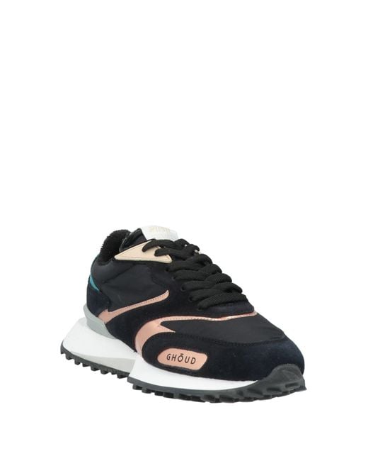 GHOUD VENICE Black Sneakers Leather, Textile Fibers