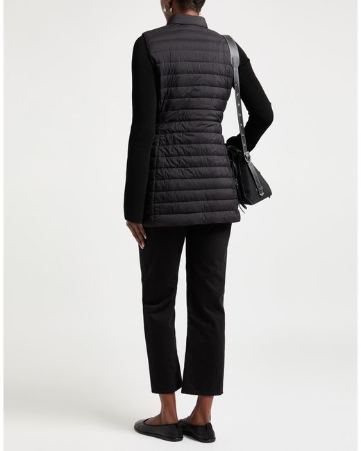 Moorer Black Vest Polyamide, Polyurethane