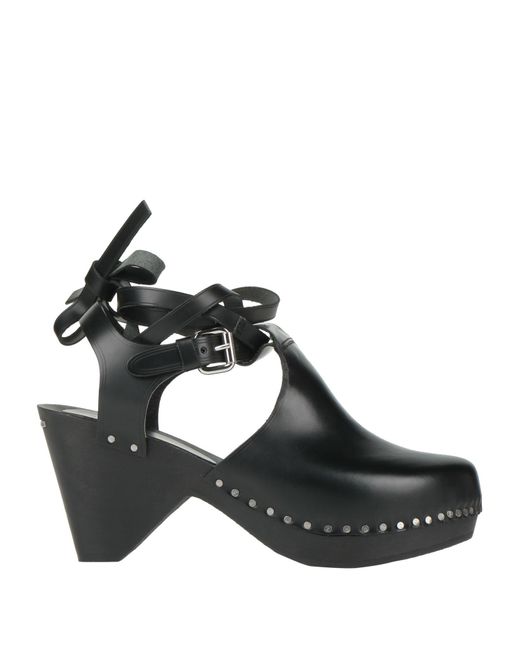 Isabel Marant Black Mules & Clogs Calfskin
