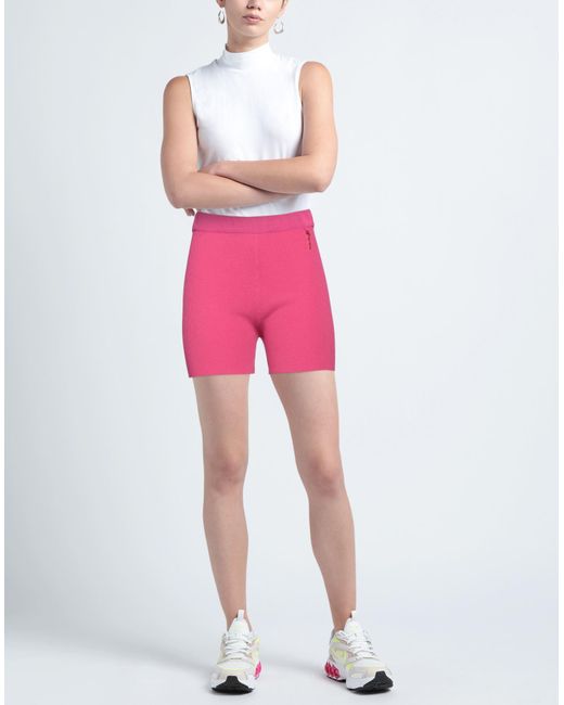 Jacquemus Pink Fuchsia Shorts & Bermuda Shorts Viscose, Polyester, Polyamide