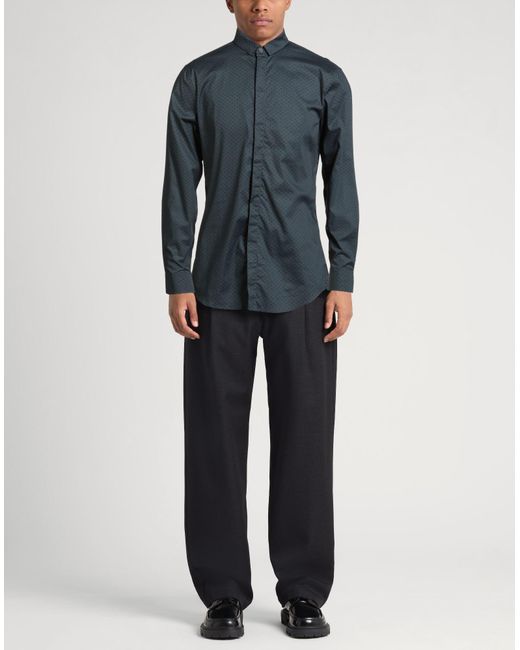 ARMANI EXCHANGE Blue Shirts for men