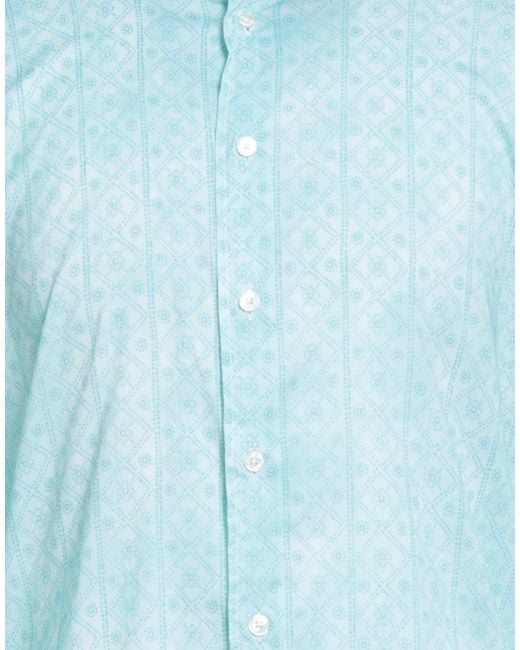 Fedeli Blue Shirt for men
