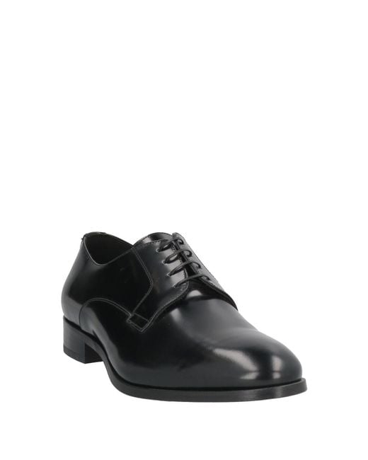 CALZOLERIA MARINI dal 1945 Gray Lace-Up Shoes Soft Leather for men