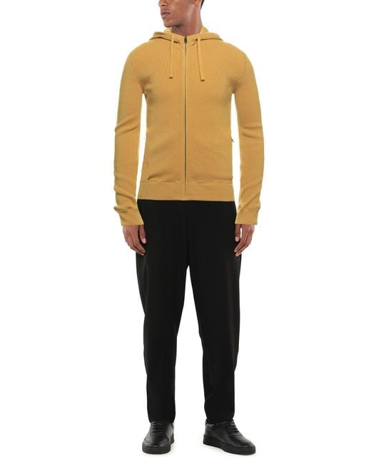 Dolce & Gabbana Yellow Marigold Cardigan Cashmere for men