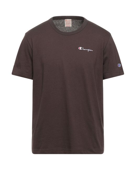 Champion T-shirt in Brown for Men | Lyst