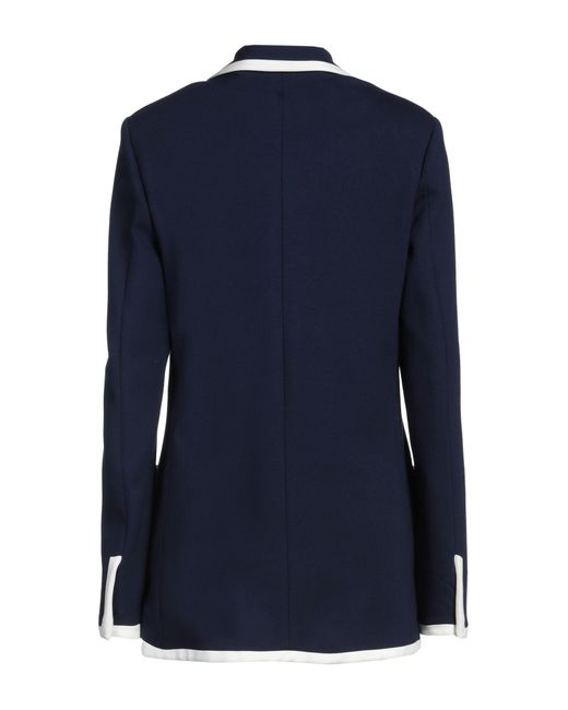 MSGM Blue Blazer Viscose, Polyamide, Elastane