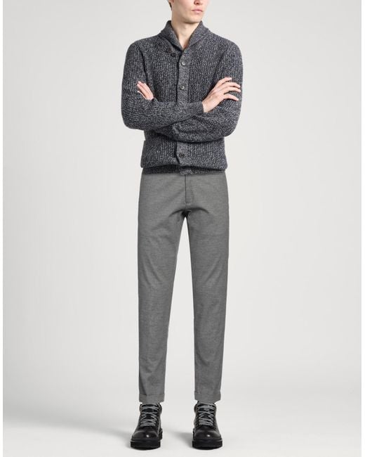 AT.P.CO Gray Pants Lyocell, Polyester, Viscose, Elastane for men