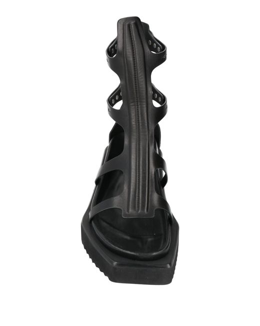 Rick Owens Black Sandals for men