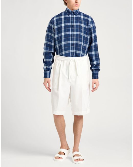 Harmont & Blaine Blue Shirt Linen for men