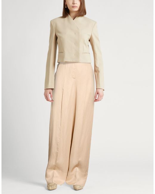Liu Jo Natural Pants Linen, Viscose