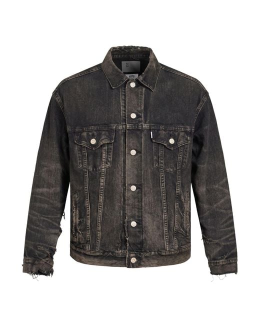Junya Watanabe Black Denim Outerwear Cotton for men