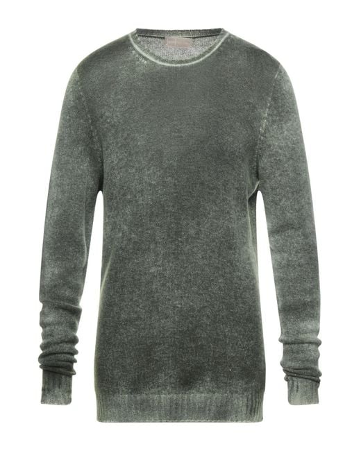 120% Lino Gray Jumper for men