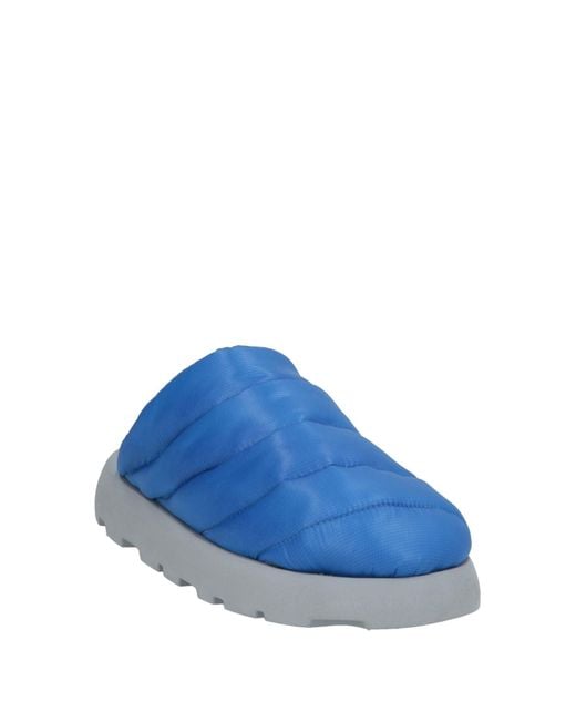 PIUMESTUDIO Blue Mules & Clogs Textile Fibers