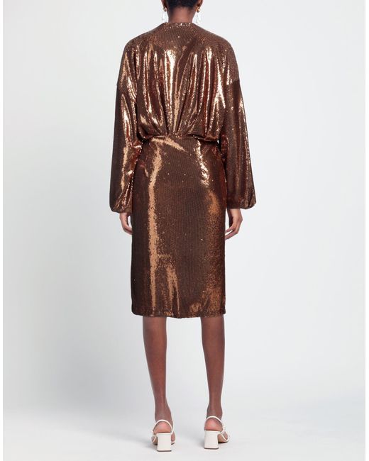SFIZIO STUDIO Brown Midi-Kleid