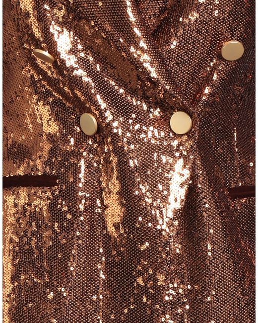 Tagliatore 0205 Brown Blazer Polyester