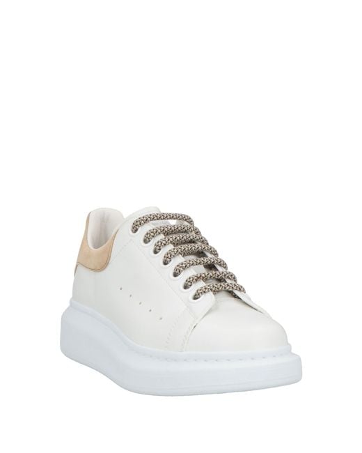 McQueen White Sneakers Calfskin