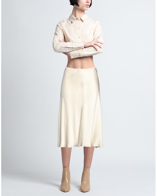 N°21 Natural Midi Skirt