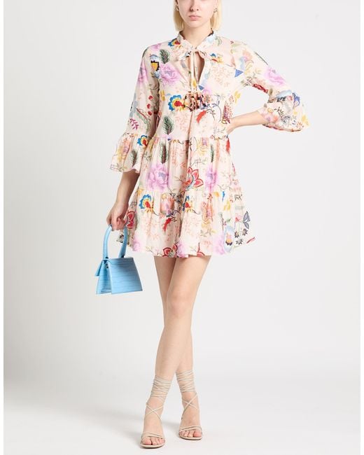 CONNOR & BLAKE White Mini Dress Cotton