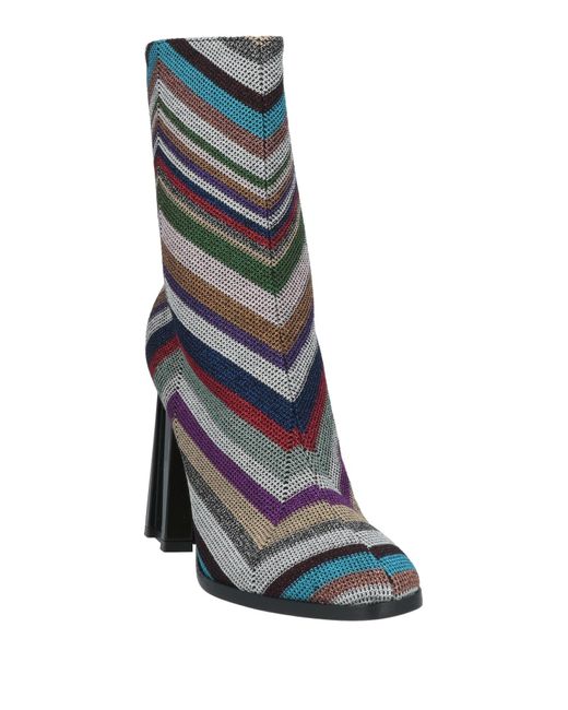 Missoni Blue Ankle Boots