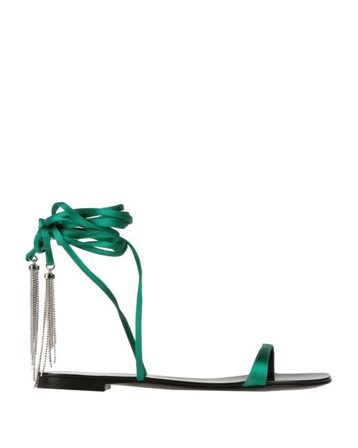 Alexandre Vauthier Green Sandals
