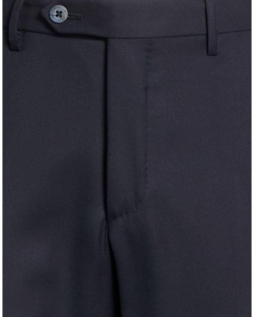Corneliani Blue Pants Virgin Wool for men
